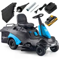 Thunder Trattorino rasaerba - Loncin 224 cm³ - Larghezza di taglio 66 cm - Cesto di raccolta 150 L - Mulching - Scarico laterale - Trazione posteriore