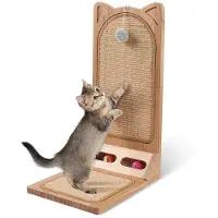 OEM Tiragraffi per gatti, alto 58 cm, a forma di L, in sisal, solido, protegge i rivestimenti