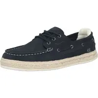 Pepe Jeans per uomo. PMS100006 Espadrillas marine Porto Deck (44), Blu, Tessuto, Basso, Stringhe, Casual