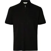 Selected Polo Uomini Nero XXL