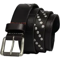 Superdry per uomo. M9210118A Cintura nera per merci (M), Nero, Casual, Pelle