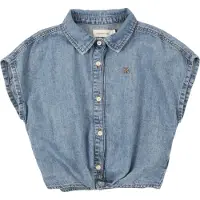 Calvin Klein Girls Denim Dolman Ss Shirt Dante Wash Taglia: 4 | Camicie Outlet | Unisex | Blu