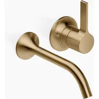 Dornbracht VAIA Mitigeur monocommandé mural pour lavabo sans vidage, saillie 190mm, 36860809-39, 36860809-39