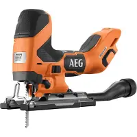 AEG Seghetto alternativo brushless da 18 V con impugnatura a manopola – Lavorazione efficiente di legno e metallo