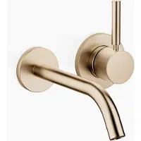 Dornbracht META Mitigeur mural de lavabo sans vidage, saillie 190mm, jet rond enrichi d'air, 36860660-27, 36860660-27