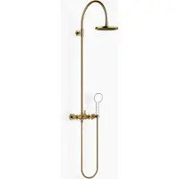 Dornbracht TARA Showerpipe avec mitigeur de douche sans douchette à main, flowReduce, 26632892-39, 26632892-39