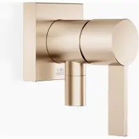 Dornbracht mitigeur monocommandé encastré avec plaques de recouvrement, avec raccordement de douche intégré, 36046970-27, 36046970-27