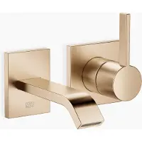 Dornbracht IMO Mitigeur monocommandé mural pour lavabos, sans vidage, saillie 140mm, 36860671-27, 36860671-27