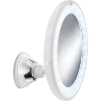 Kleine wolke Specchio di cortesia Flexy con LED e ingrandimento 5x, bianco, 10462916