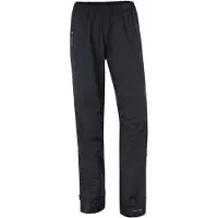 Vaude Women's Fluid Full-Zip Pants Pantaloni antipioggia Donna (44, nero)