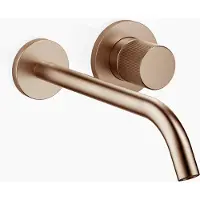 Dornbracht META PURE Mitigeur mural de lavabo sans vidage, saillie 250mm, bec fixe, 36861664-42, 36861664-42
