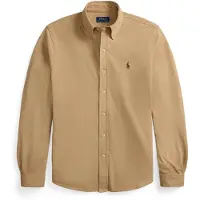 Ralph Lauren per uomo. 710654408503 Camicia in piqué ultraleggera beige (XXL), Casual, Cotone, Manica lunga