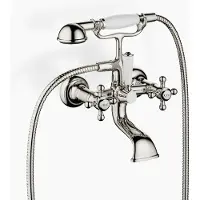 Dornbracht MADISON Mitigeur de bain pour montage mural, avec douchette à main, saillie 160mm, 25023360-08, 25023360-08
