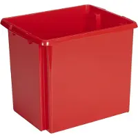 Sunware Contenitore 45L - rosso - plastica - 45 x 36 x 36 cm