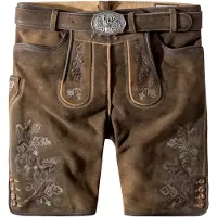 Stockerpoint Pantaloni per costume tradizionale 'Bastian' marrone / grigio
