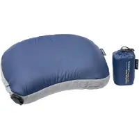 Cocoon Cappuccio Air Core / Cuscino da campeggio ultraleggero (28x37 cm) indaco scuro/grigio