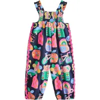 Next Tuta navy / giallo / verde / rosa chiaro