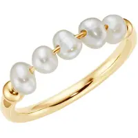 Smart Jewel Anello oro / bianco perla