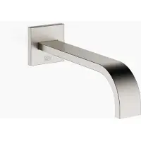 Dornbracht MEM Bec déverseur pour baignoire, montage mural, portée 220mm, 13801782-06, 13801782-06