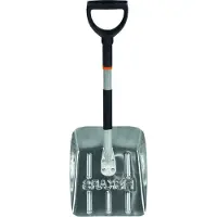 OEM Pala da neve 71 cm in alluminio nero/argento