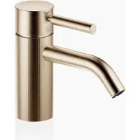 Dornbracht META Mitigeur monocommandé pour lavabo sans vidage, saillie 125mm, avec structure à facettes, 33530660-27, 33530660-27