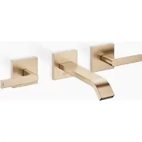 Dornbracht IMO Mélangeur mural pour lavabos, sans garniture de vidage, saillie 141mm, 36707671-27, 36707671-27
