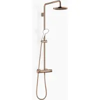 Dornbracht Showerpipe avec thermostat de douche, sans douchettes à main, saillie de la douchette à main 450mm, douche de tête 220mm, 34459979-42, 34459979-42