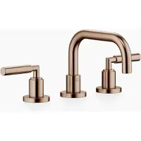 Dornbracht TARA Mélangeur de lavabo à trois trous avec vidage, poignées manettes, saillie 166mm, 20705882-42, 20705882-42