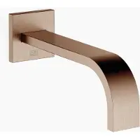 Dornbracht MEM Bec déverseur mural pour lavabos, sans garniture d'écoulement, saillie 200mm, 13800782-42, 13800782-42