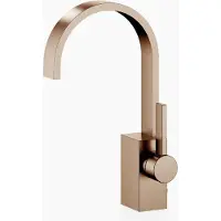 Dornbracht MEM Mitigeur monocommandé pour lavabos avec garniture d'écoulement, saillie 165mm, 33500782-42, 33500782-42