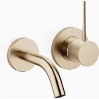 Dornbracht META Mitigeur monocommandé mural pour lavabos sans vidage, saillie 125mm, 36867662-27, 36867662-27