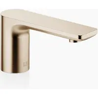 Dornbracht LISSÉ Bec déverseur pour lavabos sans garniture de vidage, saillie 130mm, 13700845-27, 13700845-27