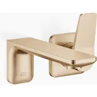 Dornbracht LISSÉ Mitigeur monocommandé mural pour lavabo sans vidage, saillie 210mm, 36861845-27, 36861845-27