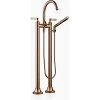 Dornbracht VAIA Mélangeur bain/douche à deux trous, montage indépendant, garniture de douche à main, manette, saillie 221mm, 25943819-42, 25943819-42