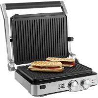 Fritel GR 2285 - Nero - Argento - Rettangolare - Comando rotante - 354 x 326 mm - 2000 W - 354 mm