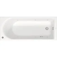 Duravit D-Neo baignoire balnéo, à encastrer, 1 pente de dossier, Jet Protect, 1700x700mm, 760478000JP1000, 760478000JP1000