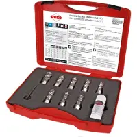 RUKO Set di carotatrici 10 pz. Diametro 12-26 mm HSS Lunghezza 30 mm Weldon - 108810