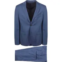 Suitable Toulon Completo Lana Blauw Blu taglia