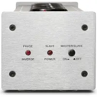 Dynavox Filtro di rete HiFi X2000, presa multipla con 5 prese, con indicatore luminoso a LED per la corretta posizione di fase e funzione master-slave, argento