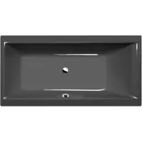 Polysan CLEO vasca rettangolare 150x75x48cm, grigio scuro