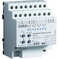 Gira Attuatore per tende KNX 4x, 24V DC 215400