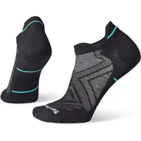 Smartwool Women's Run Zero Cushion Low Ankle Calze da running Donna (42-45, grigio)