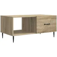 Syfax Tavolino da salotto Rovere Sonoma 90 x 50 x 40 cm