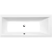 Polysan CLEO vasca rettangolare 160x70x48cm, bianco opaco