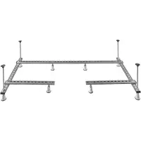 Hak Accessori Polysan - Struttura di supporto per piatto doccia Deep, 1100x900 mm FR2235