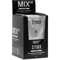 Styrkr Scatola Di Bevanda Energetica Monodose Mix60 Dual-carb 65g 12 Unità