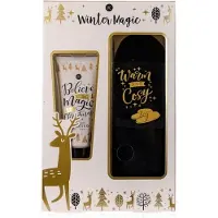 Accentra Winter Magic Set cura piedi con pantofole — Set cura piedi