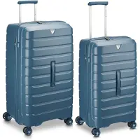 Roncato B-Flying Trunk 4 ruote Set di valigie 2 pezzi blu