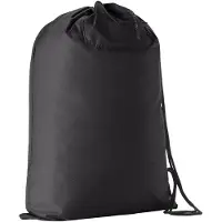 Eagle creek Packable Drawstring Sack Borsa a tracolla (One Size, nero/grigio)