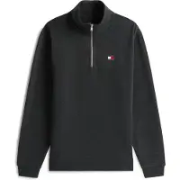 Tommy Hilfiger Regular Badge Quarter-zip Jumper Black Taglia: M | Maglioni a maglia Outlet | Uomo | Nero